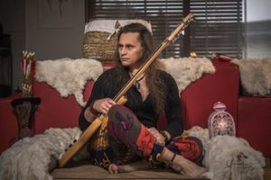 Jubiliejų švenčiančios grupės „Bon Jeans“ lyderis R. Grybauskas daugelį stebina savo pomėgiais