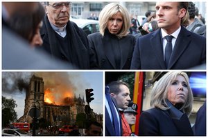 Paryžių krečiant tragedijai Brigitte Macron ir toliau demonstruoja nepriekaištingą įvaizdį