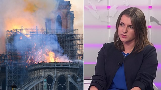 Gidė: daliai žmonių gaisras Paryžiaus katedroje buvo skaudesnis už teroro aktą