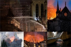 Per Paryžiaus katedrą nuniokojusį gaisrą dauguma viduje buvusių vertybių išliko