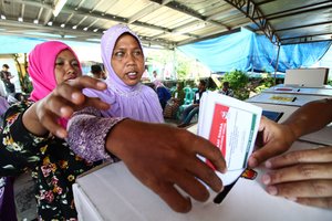 Indonezijoje vyksta vieni didžiausių pasaulyje prezidento ir parlamento rinkimai