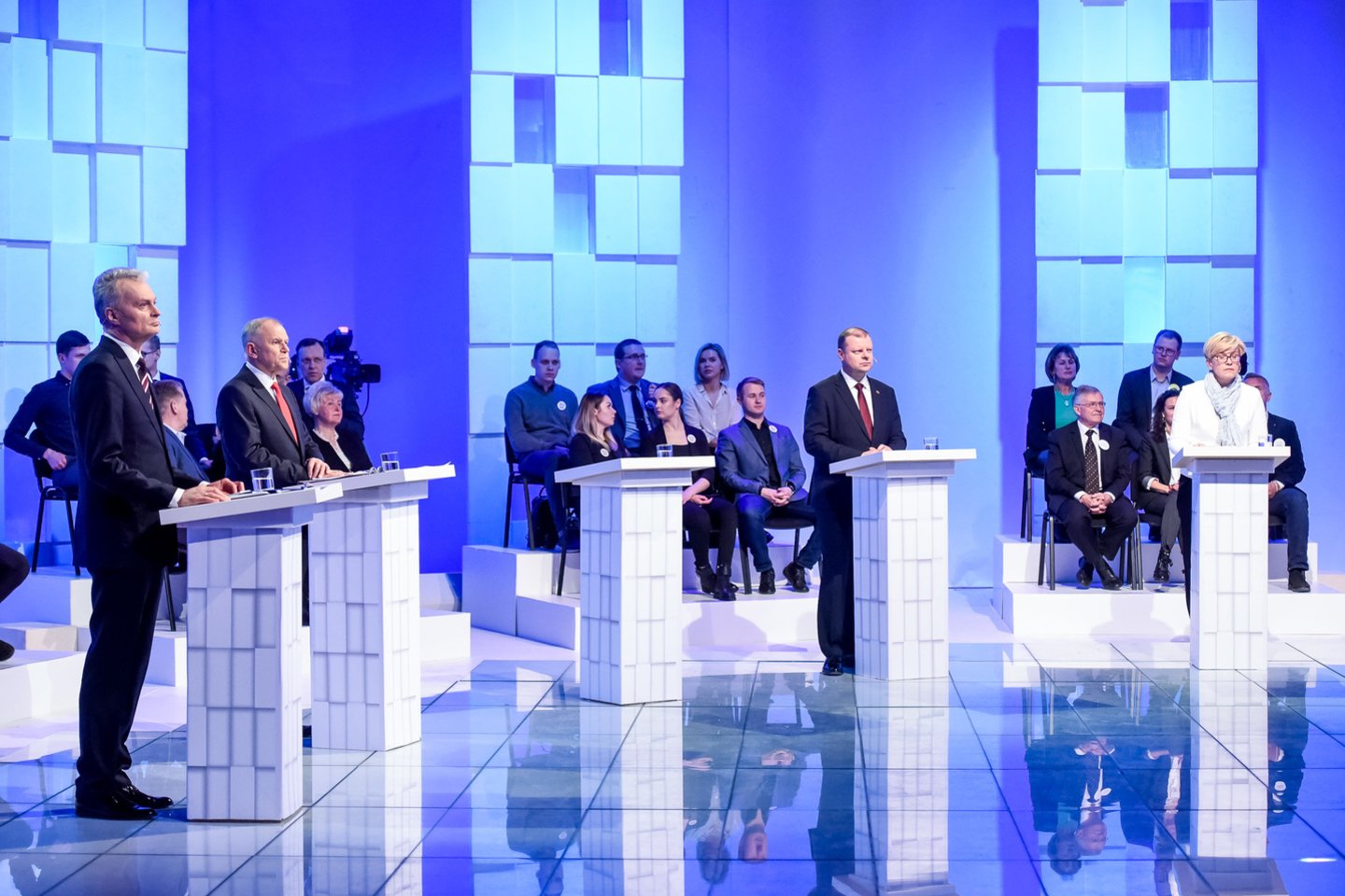 Devyni kandidatai į prezidentus dalyvavo debatuose<br>D.Umbraso nuotr.