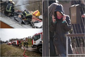 Per tragišką gaisrą Kaune sudegus dviem mažyliams, kaltinimai metami motinai
