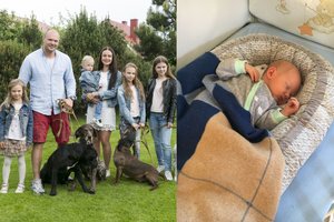 Kristupas ir Jurgita Krivickai neseniai gimusiam sūnui išrinko netikėtą vardą