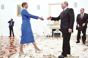 Įvertino Estijos prezidentės susitikimą su V. Putinu: „Jos ten niekas nekvietė“
