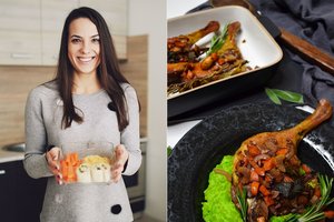 Ančių kulšelės su žirneliais: gardu, spalvinga ir neapsunkina skrandžio