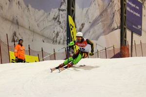 Kalnų slidininkas A. Drukarovas Italijoje iškovojo du medalius