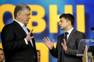 A. Lukašenka apie kandidatus į Ukrainos prezidentus: P. Porošenka – karys ir tikras politikas, o Volodia – artistas