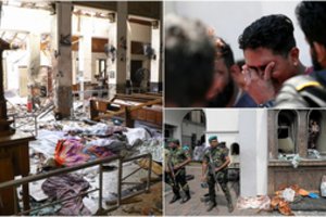 Velykinė tragedija: po atakų bažnyčiose žuvo beveik 300 žmonių, policija sulaikė 8 įtariamuosius