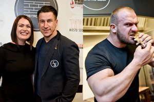 Saulius Skambinas mėgavosi grilyje keptais pavasariniais patiekalais bei domėjosi cigarais