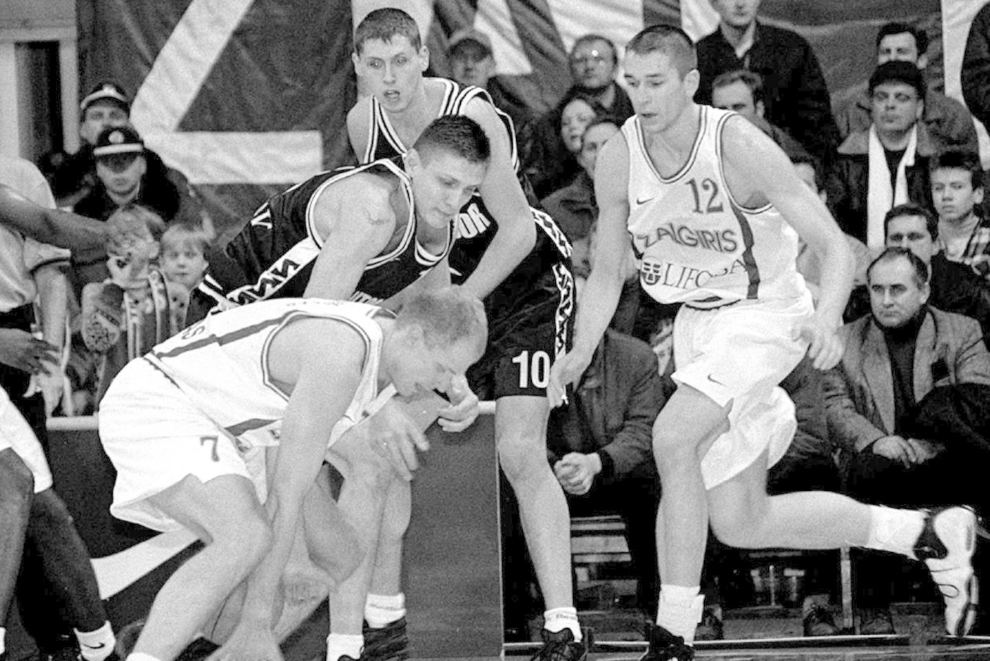 Kauno sporto halėje „Žalgiris“ su kaupu atsirevanšavo Saratovo „Avtodor“ komandai už pralaimėjimą per pirmą Eurolygos ratą Saratove. <br>LR archyvo nuotr.