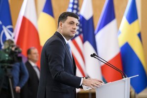 Ukrainos ministras pirmininkas paliko P. Porošenkos partiją