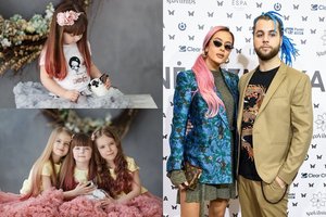 Vaikai seka Karolinos Meschino pavyzdžiu: pageidauja rožinių ar mėlynų plaukų