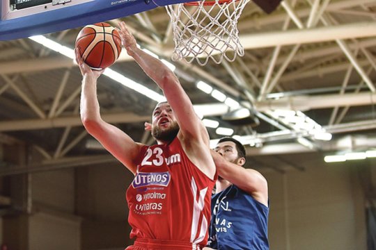 Įspūdingą seriją tęsiantis M. Gebenas – savaitės naudingiausias LKL žaidėjas