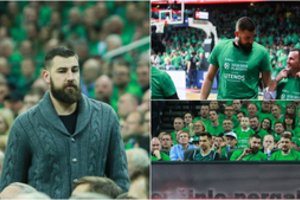 J. Valančiūnas palygino NBA ir „Žalgirio“ rungtynes: „Gera čia būti“