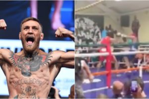 C. McGregoras vos nepribaigė jam iššūkį metusio elektriko: sudavė negarbingą smūgį