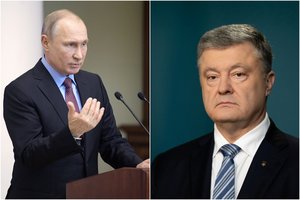 P. Porošenka apkaltino Rusiją žlugdant taikos procesą Rytų Ukrainoje