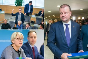 Opozicija Vyriausybės darbą įvertino nuliu, G. Landsbergis siūlė nuopelnus prisiimti ir už gražų orą