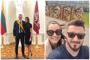 Šarūno Jasikevičiaus žmona Anna Douka pristatė graiką brolį