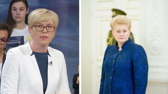 I. Šimonytė įvardijo, kurioje srityje būtų aktyvesnė nei D. Grybauskaitė