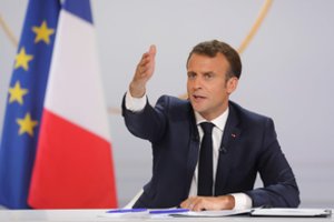 E. Macronas pripažino Paryžiaus ir Berlyno nesutarimus Europai svarbiais klausimais