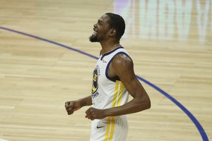 K. Duranto karjeros rungtynėse – „Warriors“ bilietas į Vakarų konferencijos pusfinalį