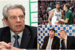 Lietuvos krepšinio „tėvas“ V. Garastas pasakė, kaip turi elgtis D. Motiejūnas ir LKF