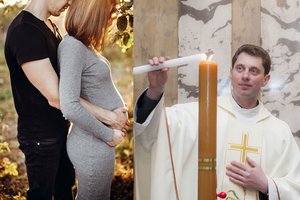 Kunigas Ričardas Doveika pasakė, ar vyras turi teisių į negimusį kūdikį