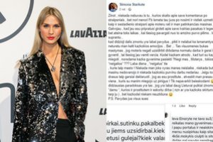 Įžeidinėjimų neapsikentusi S. Starkutė užsiminė apie žinomas lietuves, susijusias su prostitucija