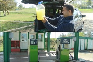 Krekenavos degalinėje parduodamas dyzelinas primena pieną: nukentėjo dešimtys vairuotojų