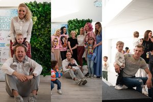 Projekto „MAMOS MAMOMS“ atidarymo šventėje – ir Anžela Adamovič su ūgtelėjusiu sūnumi