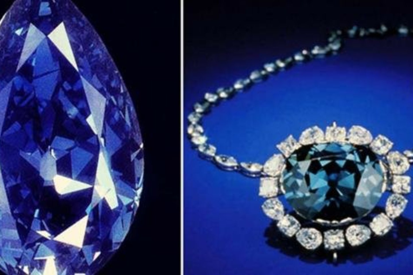 Daugelis sako, kad Vilties deimantas – vienas populiariausių brangakmenių pasaulyje – yra prakeiktas. <br>Wikimedia Commons nuotr. 