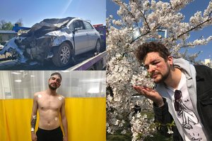 Magas A. Frankonis kelyje trenkėsi į briedį: pagalvojau, kad čia tik košmaras