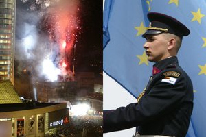 Prisiminkime įstojimą į ES prieš 15 metų: ilgas kelias ir aukščiausias dangoraižis – archyviniai kadrai