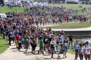 Tūkstančiai žmonių ėjo ir keitė savo žingsnius Vilniuje