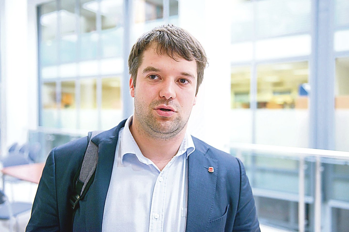 Sostinės administracijos vadovas P.Poderskis užsiima ir individualia veikla.<br>J.Stacevičiaus nuotr.