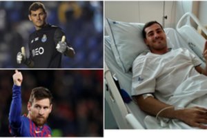 Širdies smūgį patyręs I. Casillasas pranešė gerą naujieną, paramą išreiškė ir L. Messi