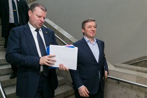 G. Landsbergis: „R. Karbauskis jau laidoja S. Skvernelį prezidento rinkimuose“