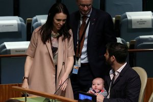 Naujosios Zelandijos premjerė J. Ardern susižadėjo su savo ilgamečiu partneriu