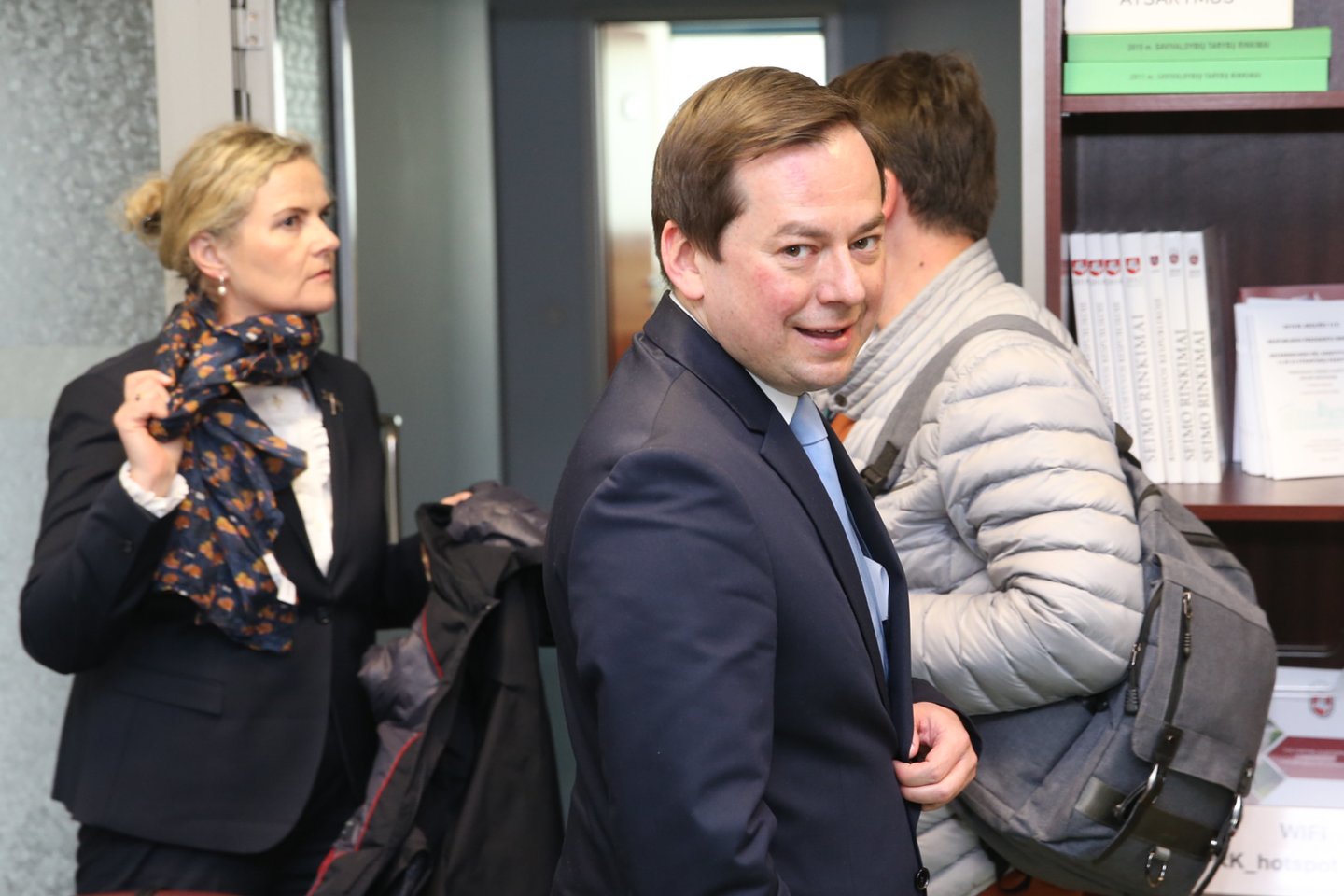 VRK penktadienį surengta spaudos konferencija. <br> R.Danisevičiaus nuotr.