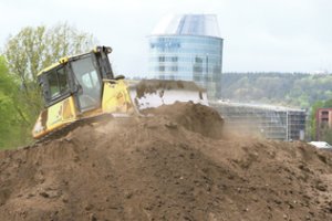 Belieka tik dūsauti – Neries pakrantėje vejos neliko nė žymės