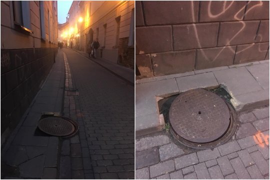 Penktadienio vakarą namo ėjusi mergina tik per plauką išvengė nelaimės – įspėja visus vilniečius