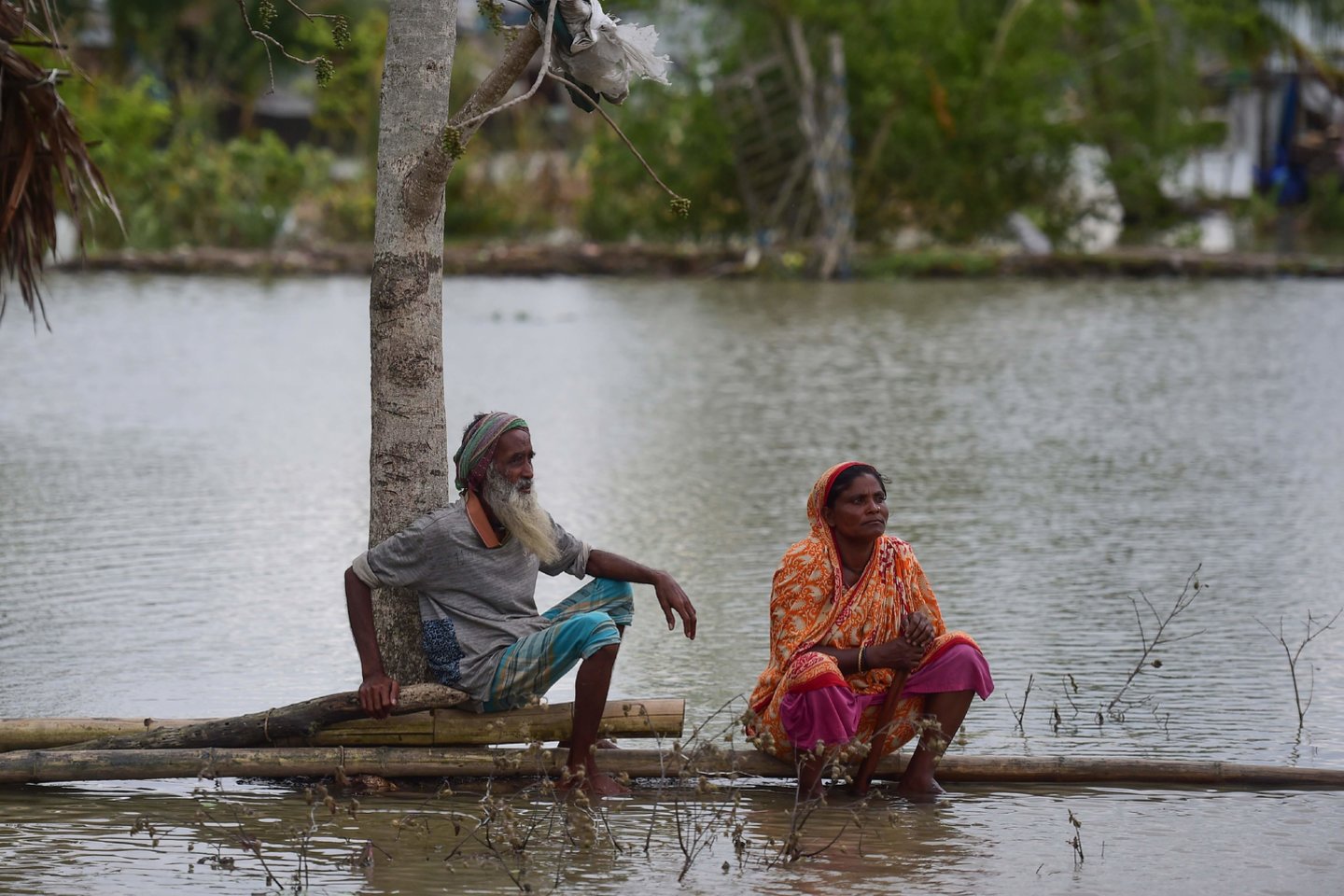  „Fani“ buvo stipriausias ciklonas per 20 metų, smogęs Indijos rytinei pakrantei.<br> AFP/Scanpix nuotr.