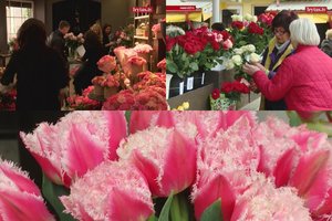 Metų šventė gėlininkams: pirkėjai tokių sumų gėlėms neišleidžia jokia kita proga