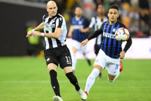  Italijoje „Inter“ klubas prarado du svarbius taškus Udinėje