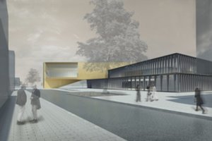 Panevėžyje – piketas prieš kino teatro „Garsas“ griovimą