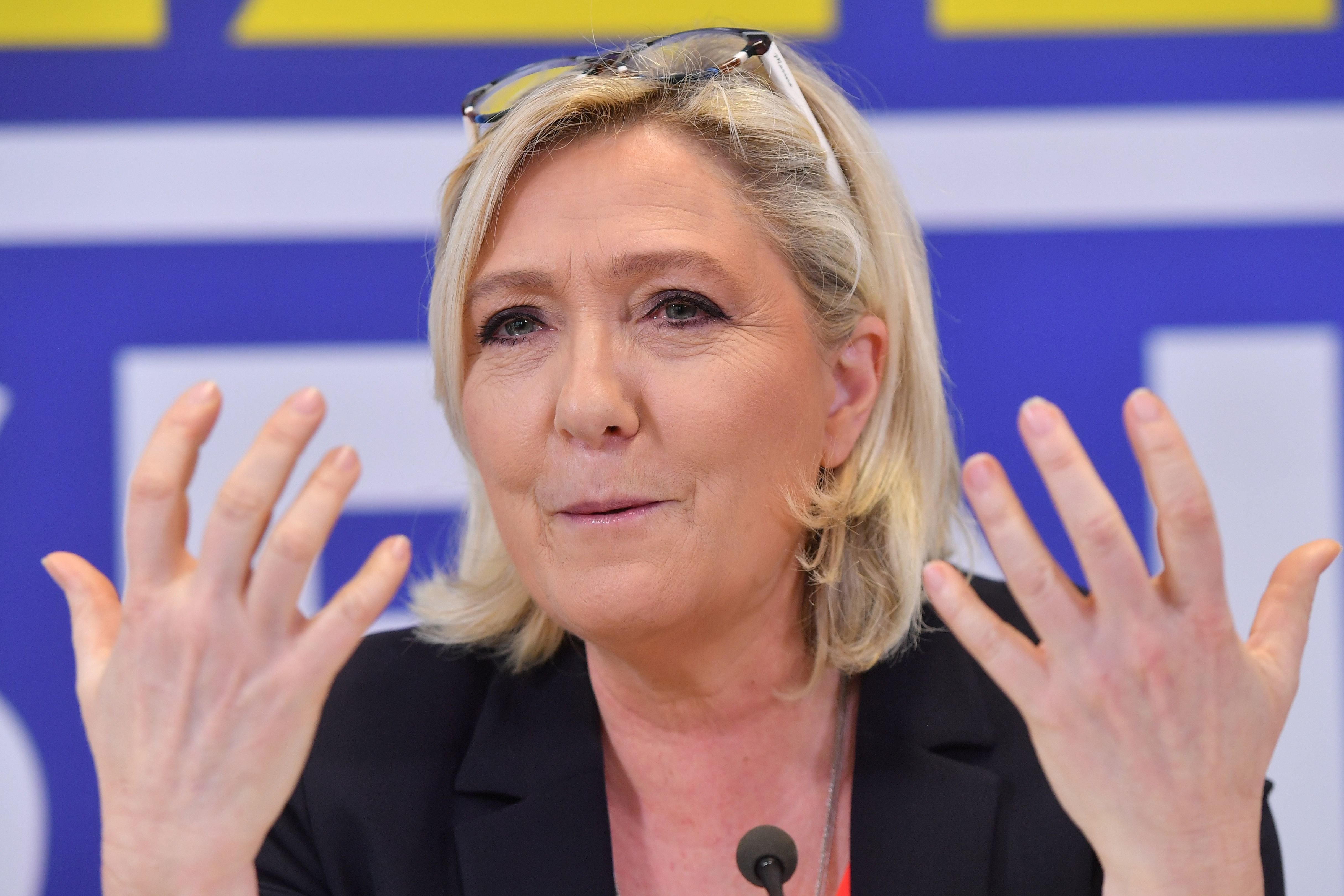 Marine Le Pen – Prancūzijos visuomenės ir politinė veikėja, kraštutinių dešiniųjų lyderė, euroskeptikė.Scanpix/AFP nuotr.