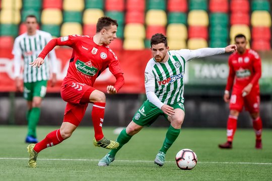 Vilniaus „Žalgiris“ namuose turėjo vargo su A lygos debiutantais