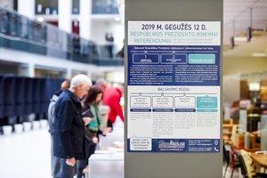 Jau nuo šiandien prasideda išankstinis balsavimas prezidento rinkimuose ir referendumuose