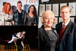 Jubiliejinėje „Gintarinėje poroje“ – Česlovo Norvaišos piešinių paroda